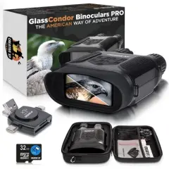 CREATIVE XP Night Vision Goggles - Military Tactical Thermal Binoculars w/ Infrared Lens - Digital Camera Recorder - GlassCondor Pro