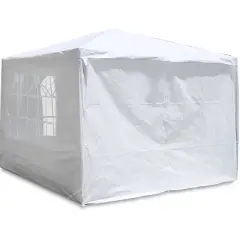 Gulches 10'x10' Heavy Duty Party Tent, Outdoor Gazebo Wedding Canopy with 4 Removable Walls for Events and Gatherings