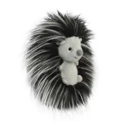 Aurora Luxe Boutique 6" Spade Hedgehog Black Stuffed Animal