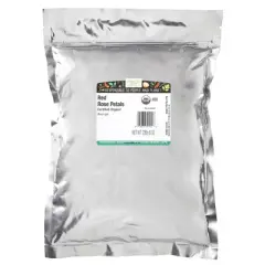 Frontier Co-op Organic Red Rose Petals, 8 oz (226 g)