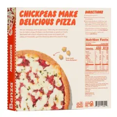 Banza Chickpea Gluten Free Protein Margherita Frozen Pizza - 11.5oz