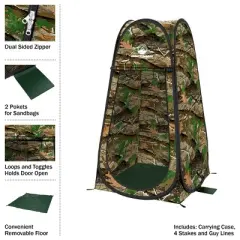 Wakeman Outdoors Pop Up Privacy Tent
