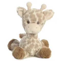 ebba Loppy Giraffe 11.5" Musical Brown Stuffed Animal