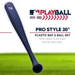 MLB Playball 30" Bat/Ball T- Ball Set Blue