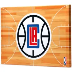 NBA Los Angeles Clippers Court Canvas Wall Sign