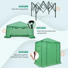 EAGLE PEAK 6'x4' Portable Walk-in Greenhouse