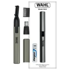 Wahl Lithium Micro Groomsman Men's Personal Ear, Nose & Brow Trimmer - 5640-1001N