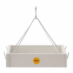 Birds Choice Hanging Tray Feeder, Small: Weather-Resistant, Recycled Materials, Easy-Clean