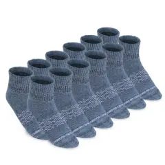Men's Moisture Control Low Cut Ankle Socks 12 Pack - Mio Marino