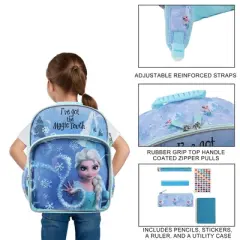 Frozen Elsa 5-Piece 16" Backpack & Stationery Value Set