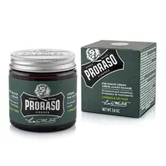 Proraso Cypress & Vetyver Pre Shave Cream | High-Performance Formulas | For Single-Blade Razor | Extra-Rich Formulas - (3.6 oz)