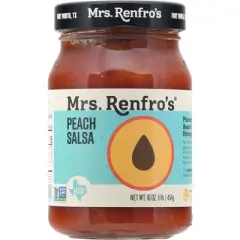 Mrs Renfro Peach Salsa - 6 pack, 16 oz