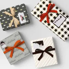 50ct Christmas Peel and Stick Gift Tags Blush/White - Wondershop&trade;