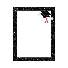 Great Papers Graduation Swirls Letterhead 2012047