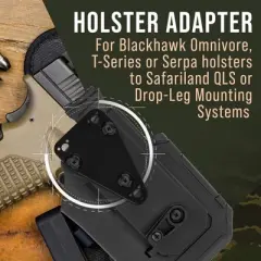 Impresa Holster Adapter for Blackhawk Holster & for Safariland Drop Leg Holster - Molle Holster Adapter Conversion Kit