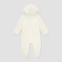 Burt's Bees Baby&reg; Girls' Honeycomb Quilted Bunting Snowsuit