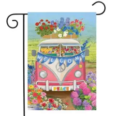 Briarwood Lane Garden Flag 12x18 For Outdoor Peace Van Floral Spring For Spring Garden Flag Flags For Outside