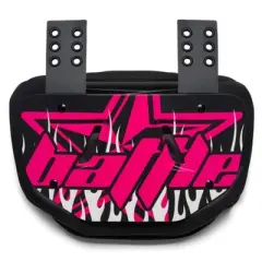 Battle Sports  Adult Backplate " Astro " - Black/Pink