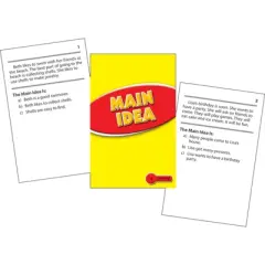 Edupress Main Idea Practice Cards, Levels 2.0-3.5