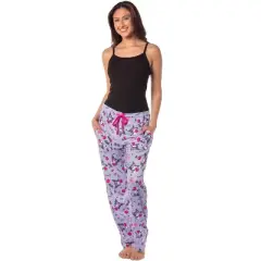 Kuromi Women's Punk Rabbit Allover Print Design Adult Lounge Pajama Pants