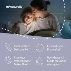 Unscented Magnesium Lotion for Kids with Sensitive Skin, Moisturizes & Hydrates Skin, Supports Relaxation & Restful Night, M3, 8 fl oz