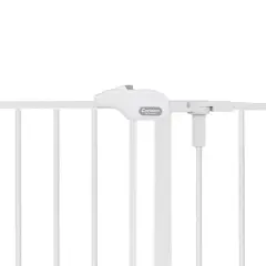 Carlson Tall Gate with Door for Dog Crate - White