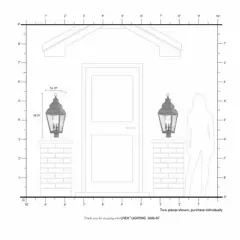 Livex Lighting Exeter 3 - Light Post Light in  Bronze