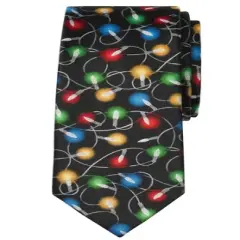 KS Signature by KingSize Men's Big & Tall Extra Long Novelty Holiday Tie Necktie