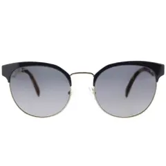 Prada PR61TS VH85W1 Unisex Square Sunglasses Blue Light Havana 54mm