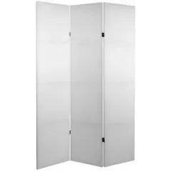 6' Tall Do It Yourself Canvas Room Divider - Oriental Furniture