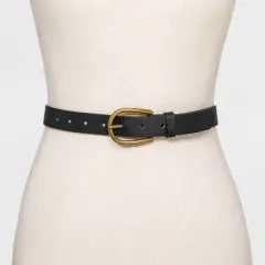Women's Elongated Buckle Belt - Universal Thread&trade; Black M