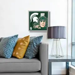 NCAA Michigan State Spartans 3D Logo Series Wall Art - 12"x12"