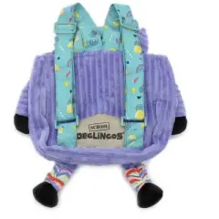 TriAction Toys Les Delingos Corduroy Backpack Plush | Kiprokos the Zebra