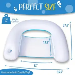 Zone Tech Game Station Set with Waterproof Playing Cards for Pool or Beach Blue/White (1 Game Set)