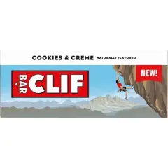 CLIF Bar Cookies & Cr&egrave;me Granola Protein Bar Made with Organic Oats - 11g Protein - 12oz/5pk