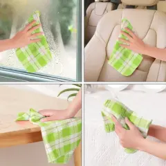 Unique Bargains Reusable Absorbent Cotton Clean Cloths 14" x 16"