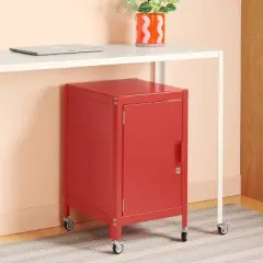 Metal Rolling Locker Dorm Storage Cabinet with Lock- Room Essentials&trade;