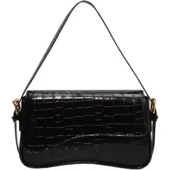 FATMOON Small Shoulder Bag Y2K Purses for Women Crocodile Handbag Clutch Purse Classic Crossbody Bag Satchel Purse