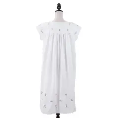 Saro Lifestyle Embroidered Nightgown