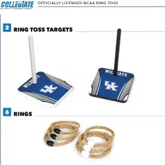 NCAA Kentucky Wildcats Solid Wood Quoits Toss Game