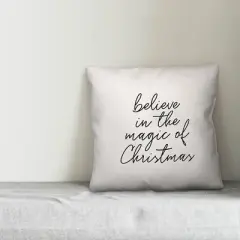 Creative Products Believe in the magic of Christmas 16x16 Indoor / Outdoor Pillow