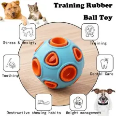 [2Pack] Dog Balls with Bell Sound,   Small Dogs, 2&rdquo; Interactive Pet Chew Toys