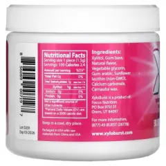 Xyloburst Xylitol Gum, Bubble Gum, 100 Pieces, 5.29 oz (150 g)