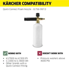 Karcher Foam Cannon Pressure Washer Foam Cannon