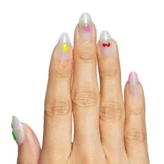 Olive & June Press-On Fake Nails - M Oval - Puffy Fruits - 42ct
