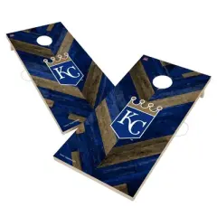 MLB Kansas City Royals 2'x4' Solid Wood Cornhole Board