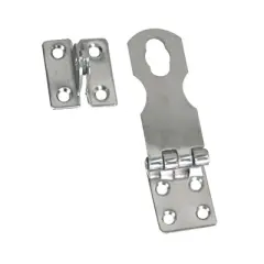 Whitecap Swivel Safety Hasp - CP/Brass - 1" x 3" - Model S0579C - Brand Whitecap - Boat Equipment and Parts.