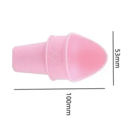 4 Pcs Ice Cream Scoop Cone, Ice Cream Cone Cups, Ice Cream Cone Holder For Kids Party Summer Cookout, Bake Sales, Tea 2 blue + 2 pink