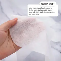 Royal Massage Set of 100 Disposable Flat Face Cradle Covers