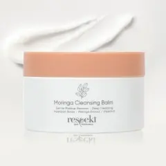 Respekt San Francisco WE-MOR-BALM70 Moringa Cleansing Balm, Makeup Remover, Pore Purifying, Deep Cleansing, Face Wash, Dry to Normal Skin, 2.46 oz